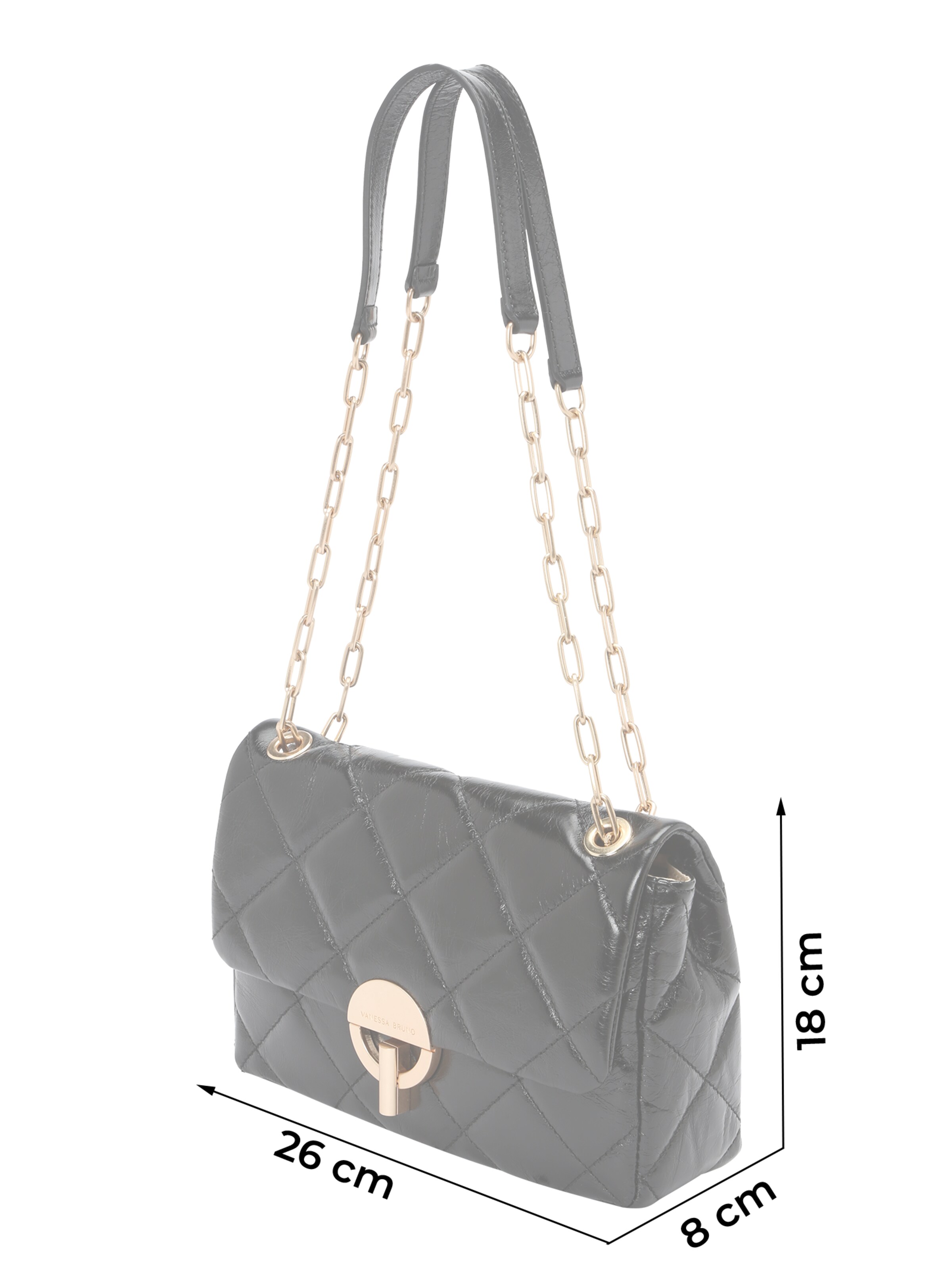 Vanessa Bruno Shoulder bag 'MOON' in Black