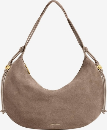 Coccinelle - Bolso de hombro 'Thess 2' en gris: frente