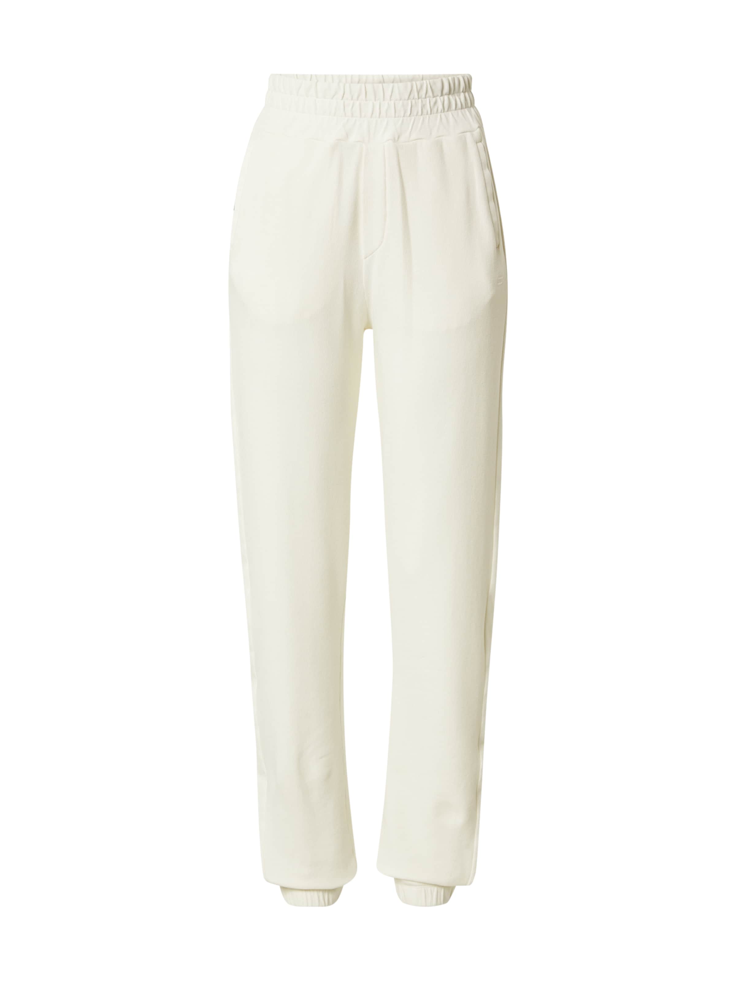 Donna Abbigliamento 10Days Pantaloni in Bianco Naturale 