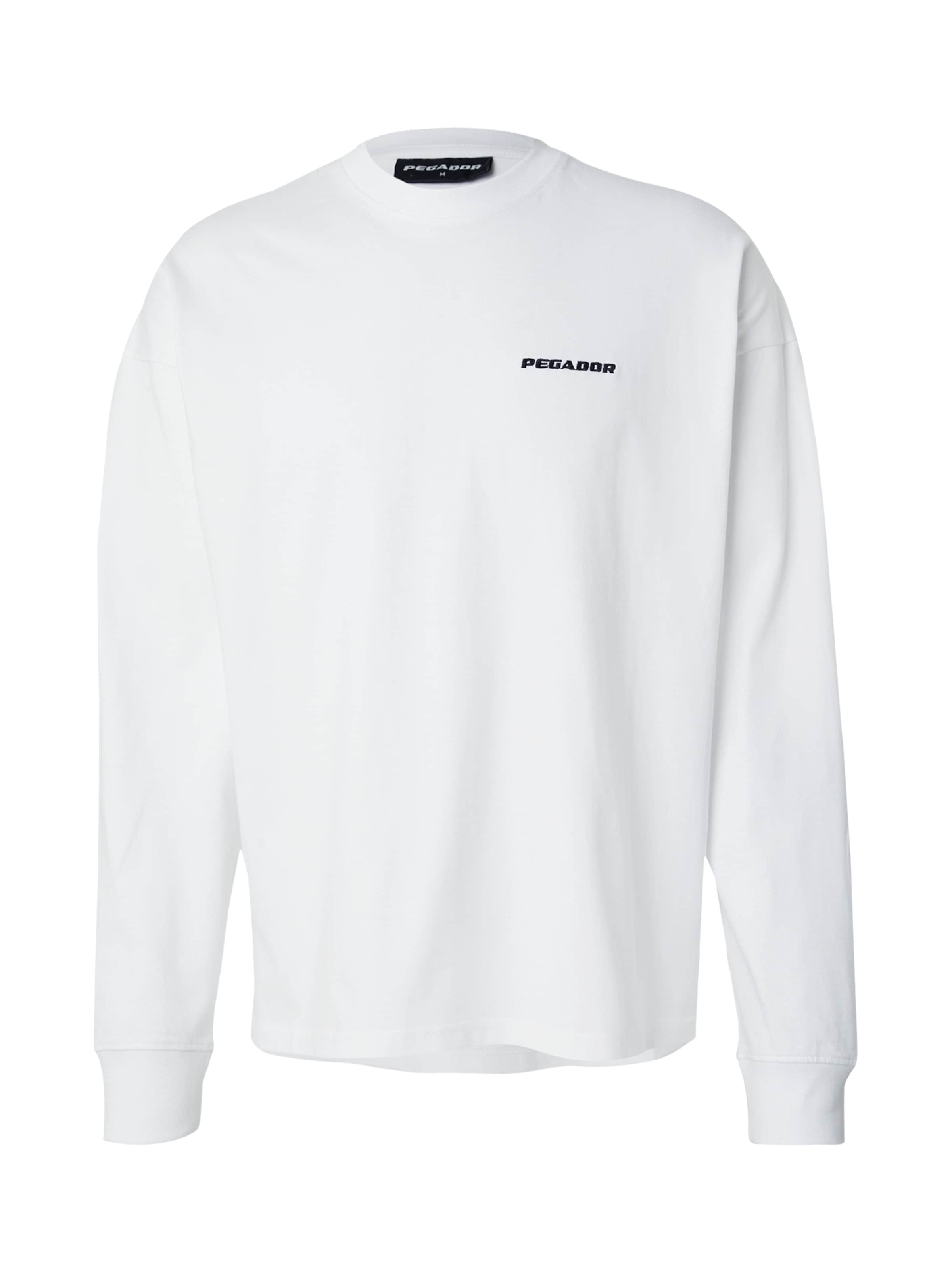 Pegador T-shirt 'RUSK' i vit: framsida