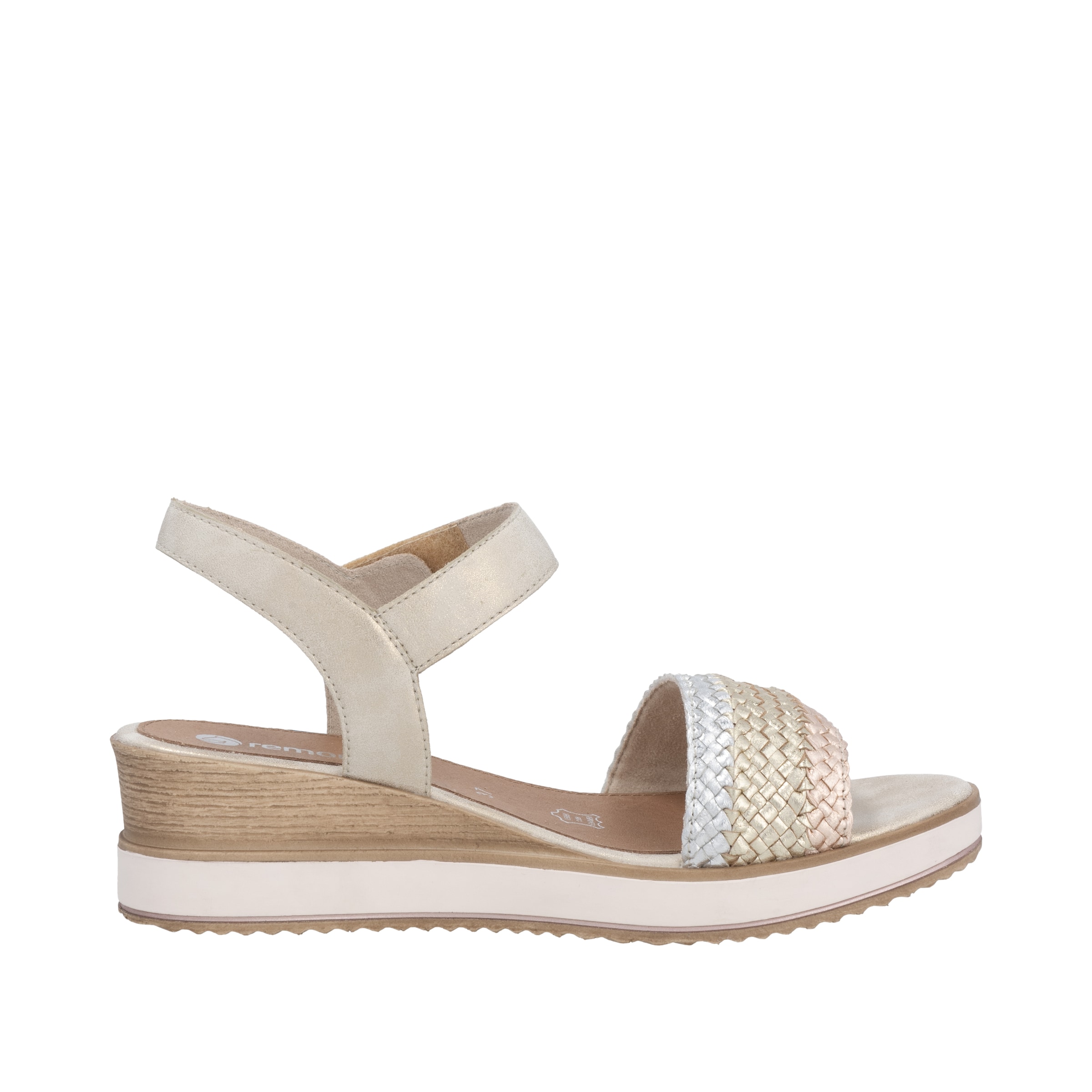 REMONTE Strap Sandals 'D6465' in Beige