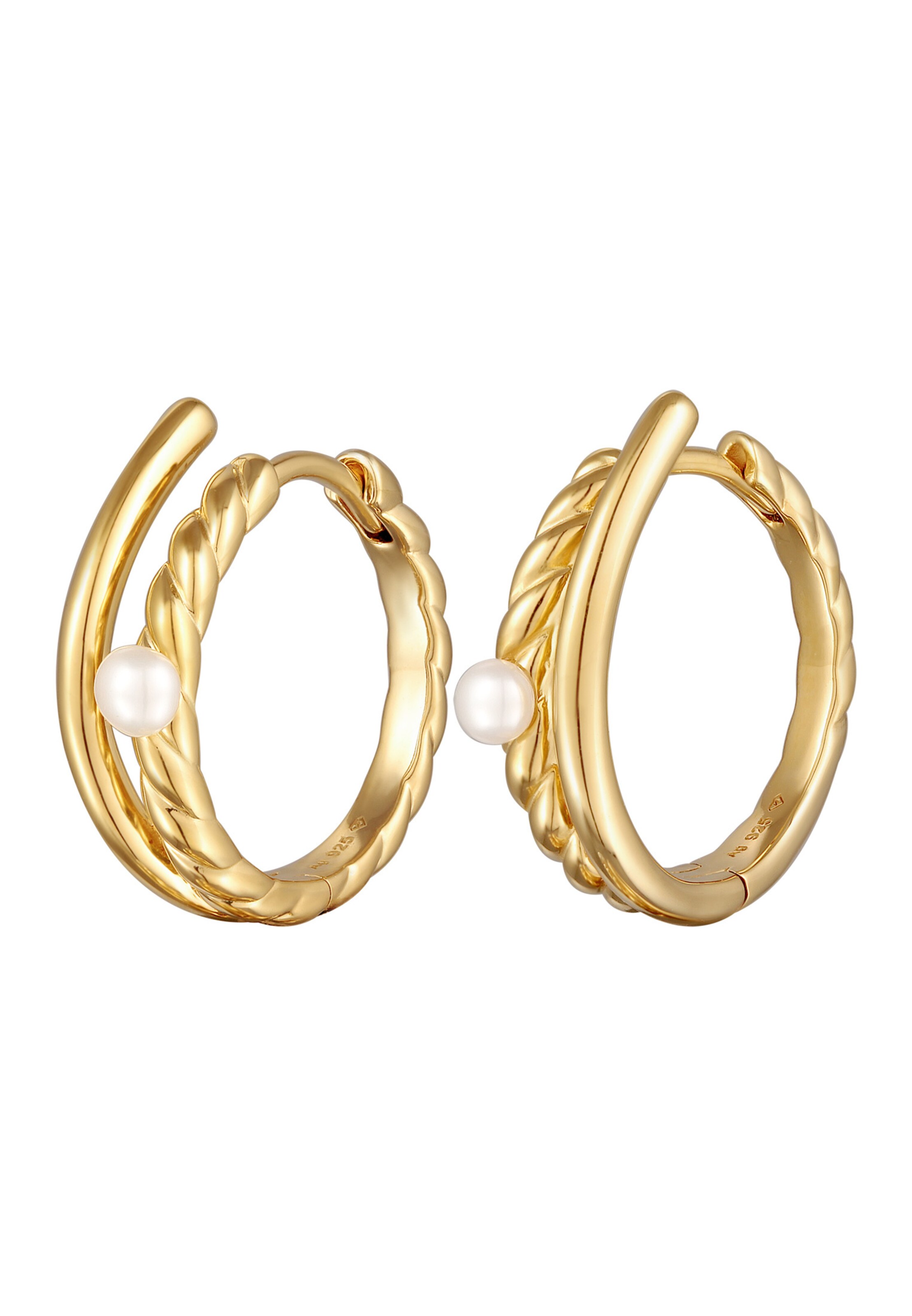 ELLI PREMIUM Oorbellen in Goud: voorkant