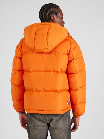 Tommy Jeans Winter Jacket 'ALASKA' in Orange