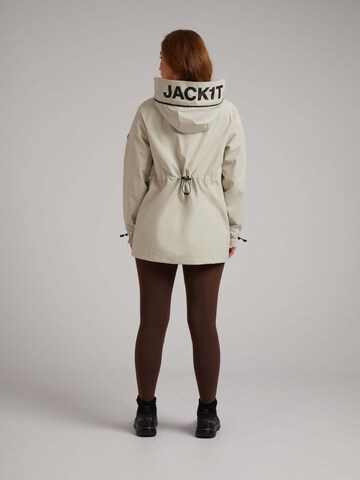 JACK1T Jacke ' Helio Mid Windbreaker ' in Weiß