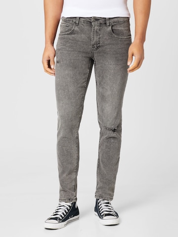 Coupe slim Jean 'Stockholm' Redefined Rebel en gris : devant