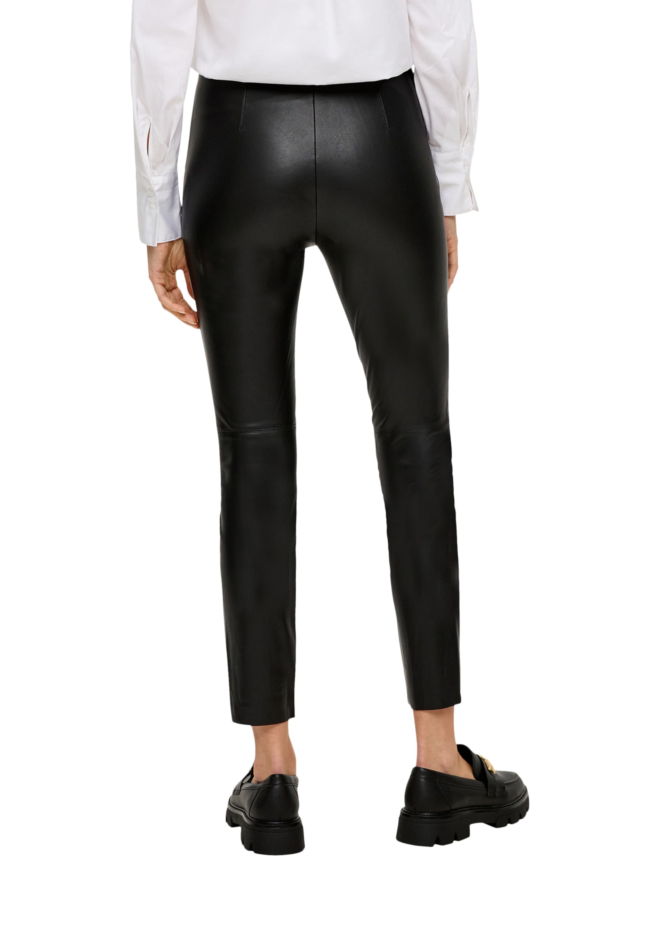s.Oliver BLACK LABEL Skinny Trousers in Black