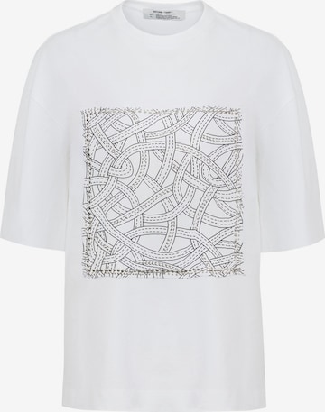 NOCTURNE Shirt in White: front