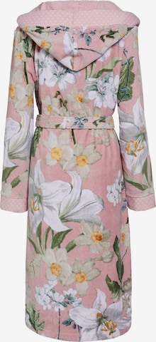 ESSENZA Long Bathrobe 'Perri Rosalee' in Pink