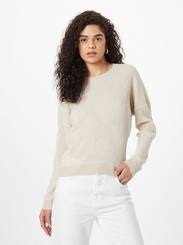 Sisley Sweater in Beige: front