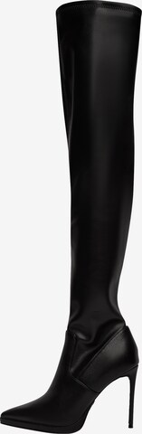 STEVE MADDEN Over the Knee Boots in Black