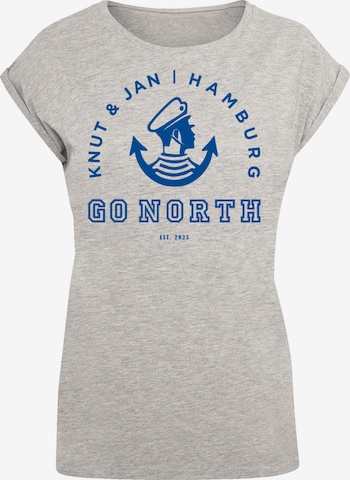 F4NT4STIC Shirt in Grau: Vorderseite