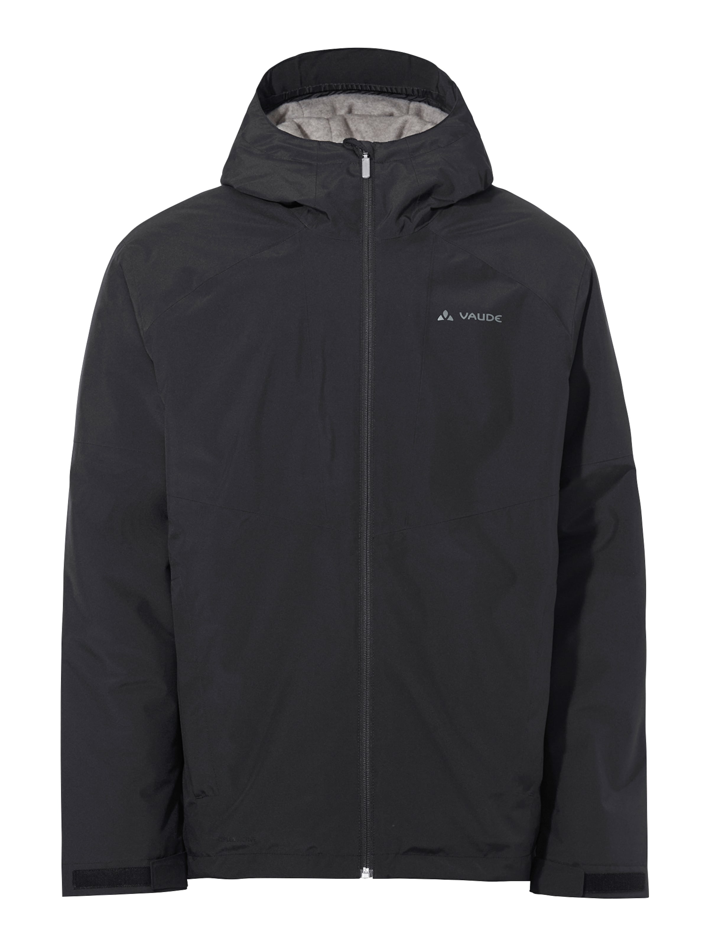 VAUDE Outdoor jacket 'Morkon Wool' in Black: front