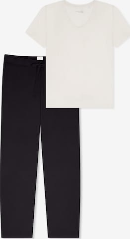 SCHIESSER Pyjama 'Mix & Relax' in Blau: Vorderseite