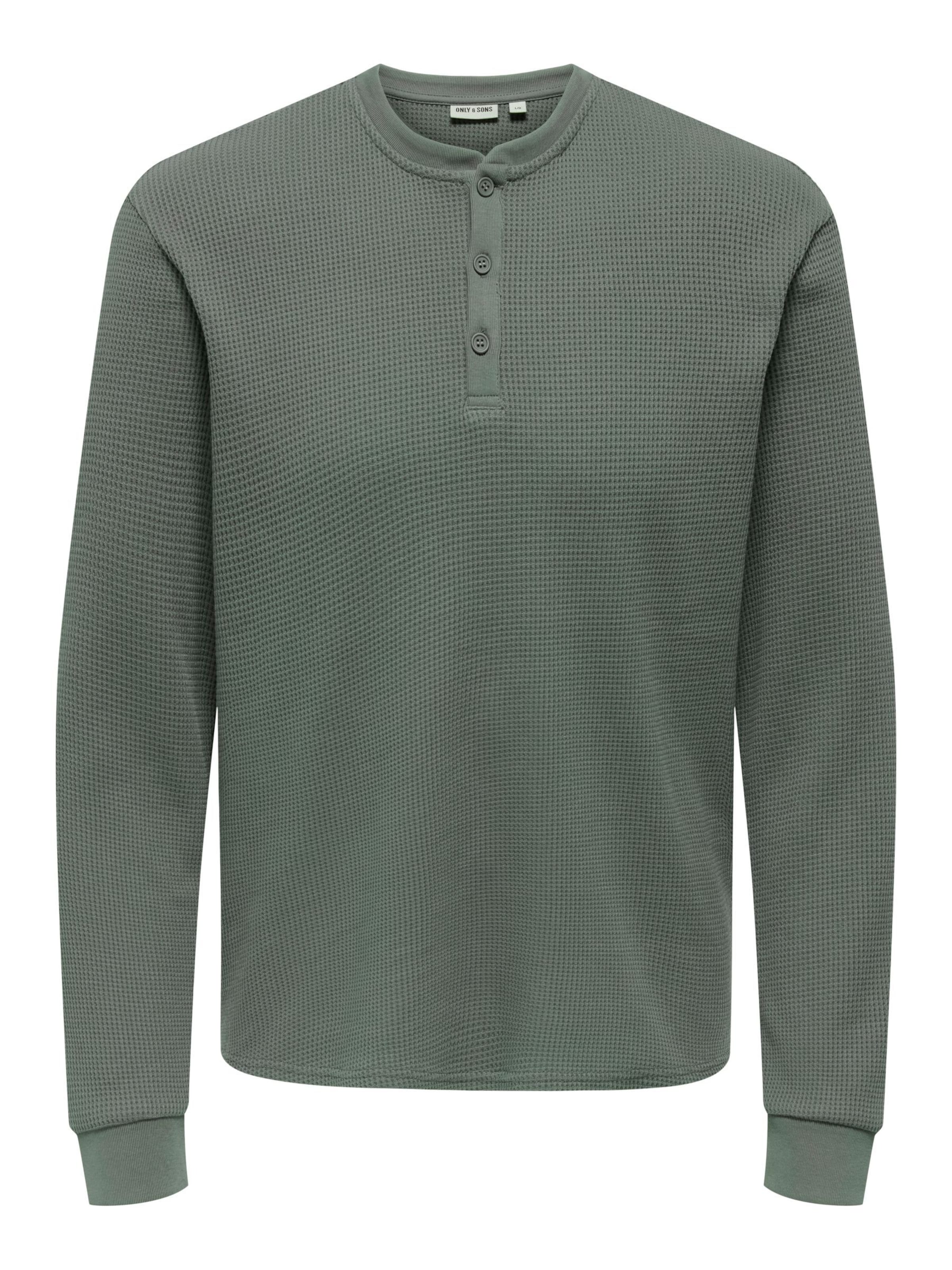 Only & Sons Shirt 'ONSTobie' in Grijs: voorkant