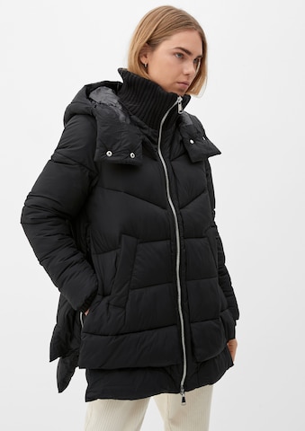 s.Oliver Winter jacket in Black: front