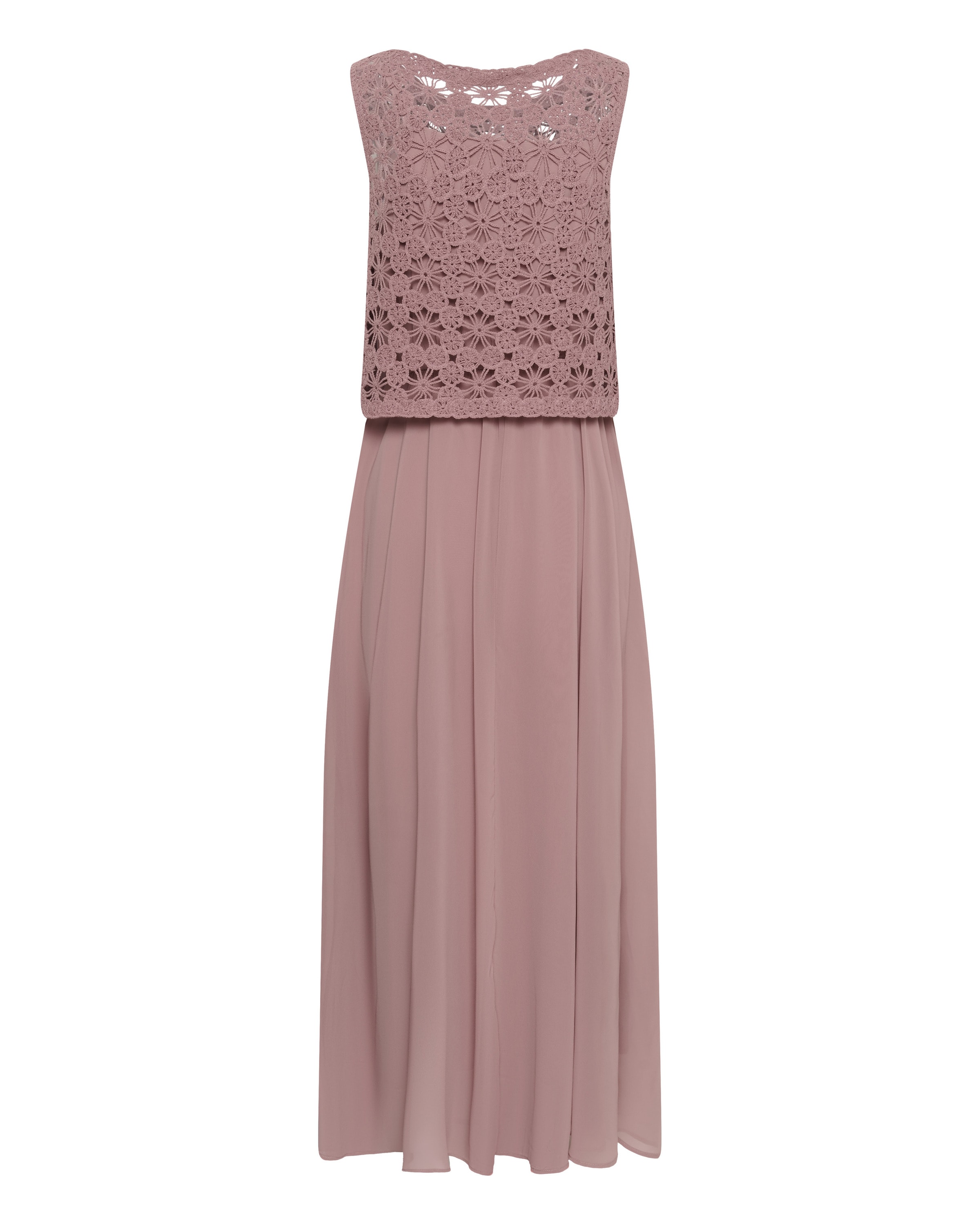 Cream Jurk 'Floria' in Roze: voorkant