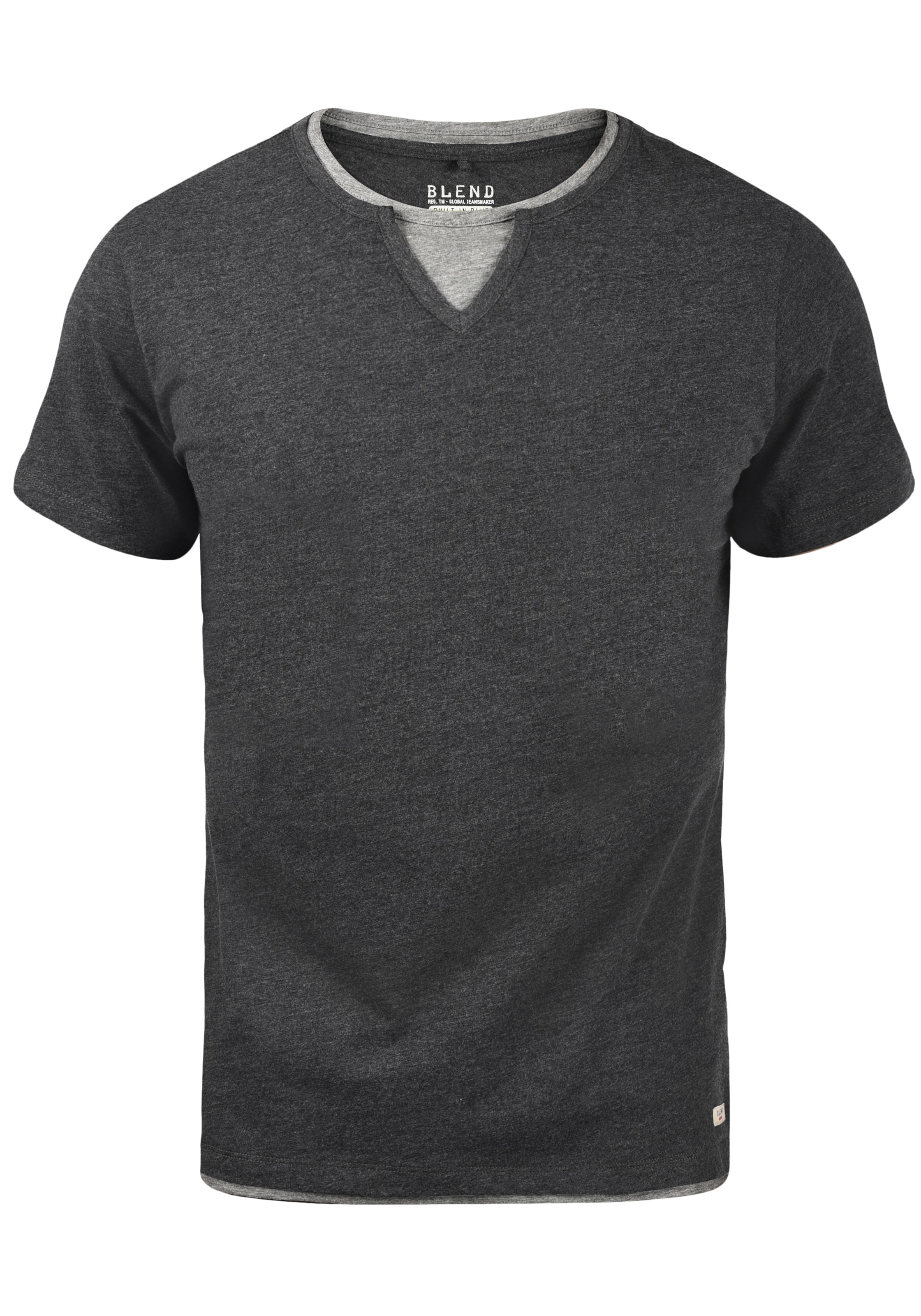 T-Shirt 'Leonis' BLEND en gris : devant