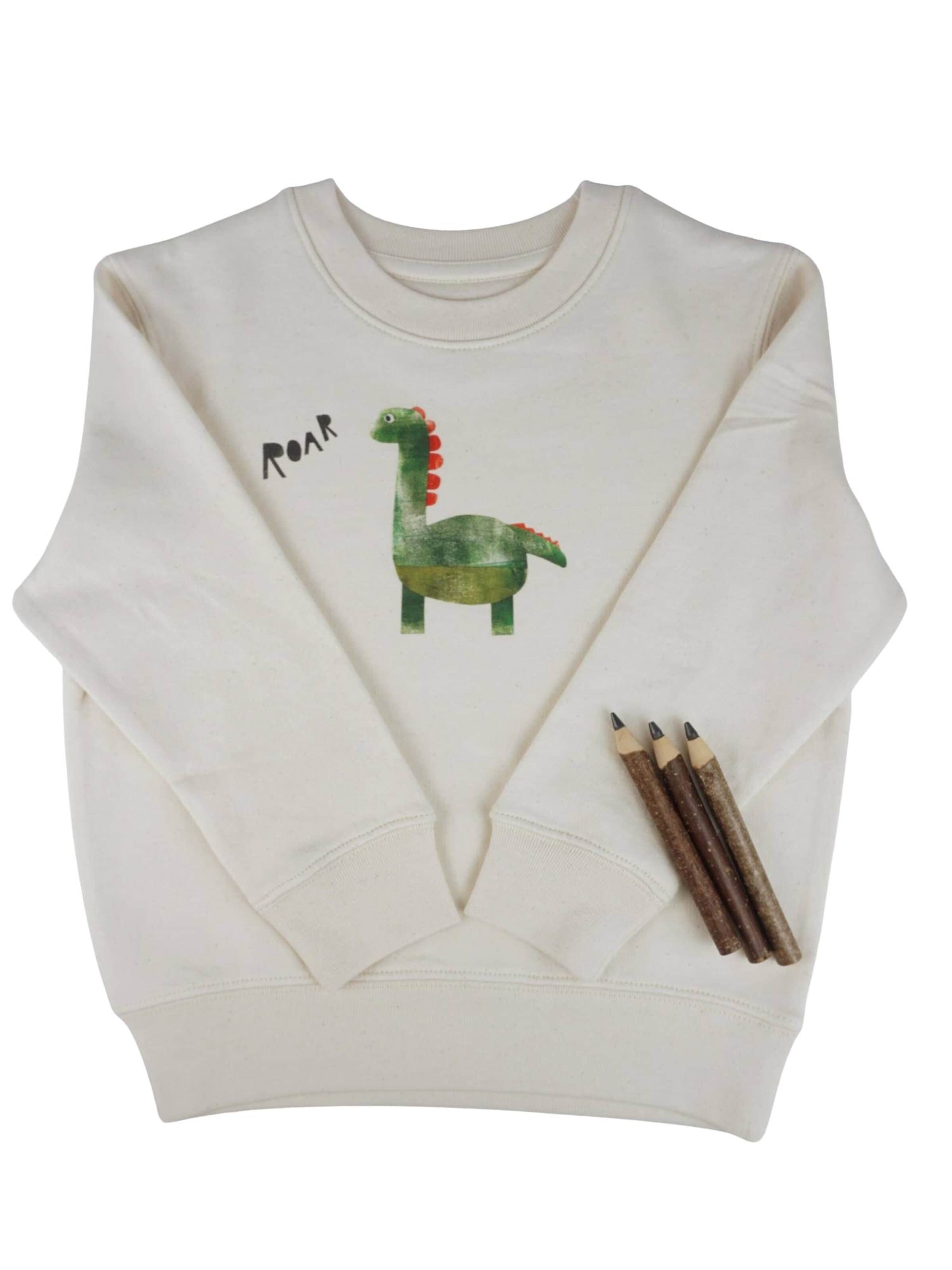 MelaDiSweater majica 'Dino' - bijela boja