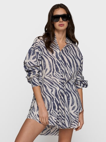 10Days Blouse in Blauw: voorkant