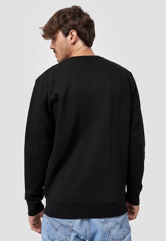 Mikon Sweatshirt 'Sense' in Schwarz