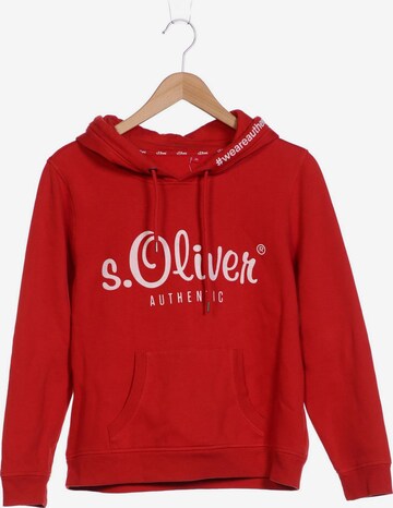 s.Oliver Sweatshirt & Zip-Up Hoodie in M in Red: front