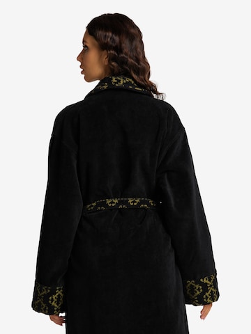 Carlo Colucci Short Bathrobe 'Raffaele' in Black