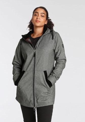 POLARINO Outdoor Jacket in Grey: front