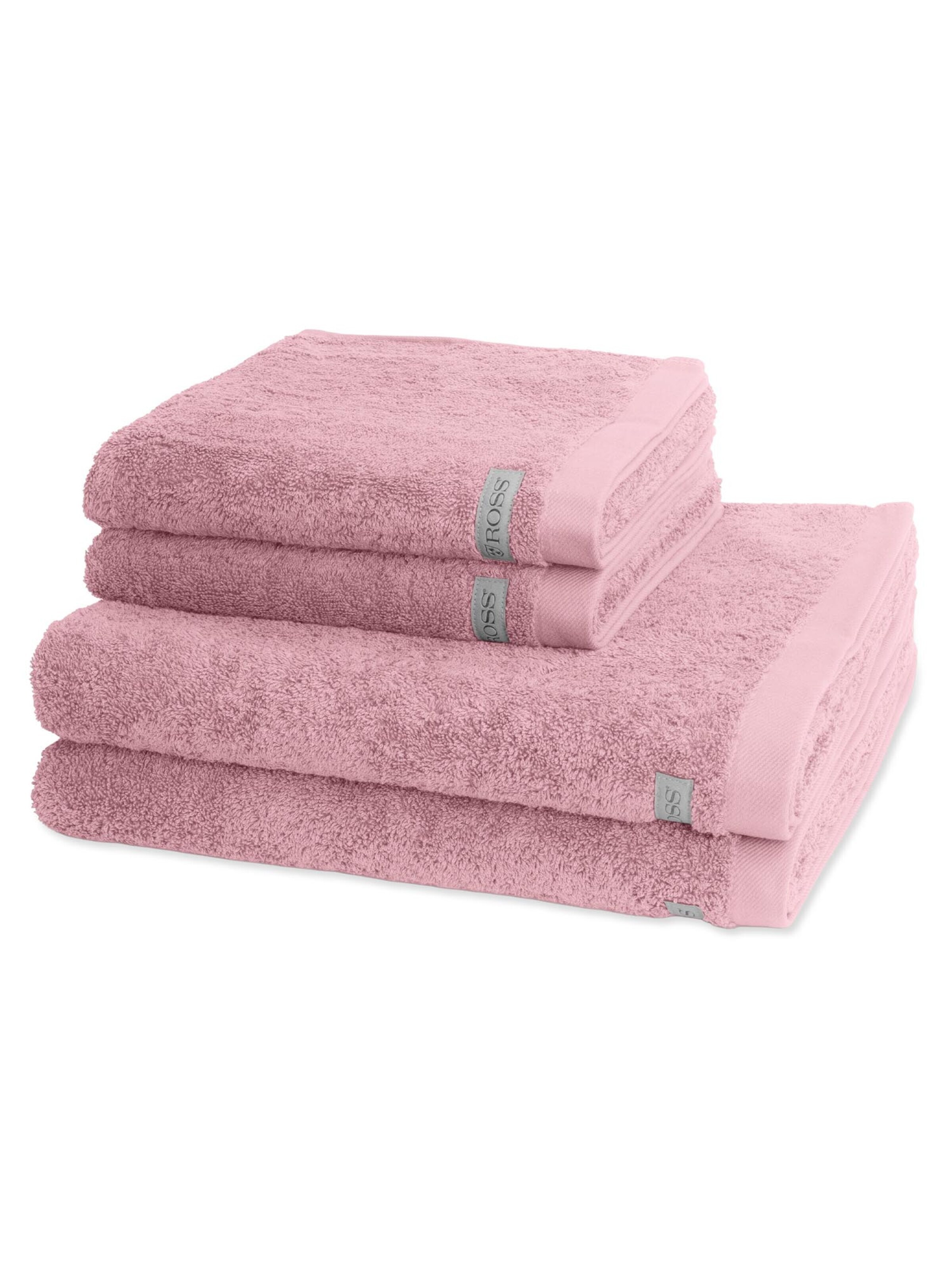 ROSS Towel 'Sinfonie' in Pink: front