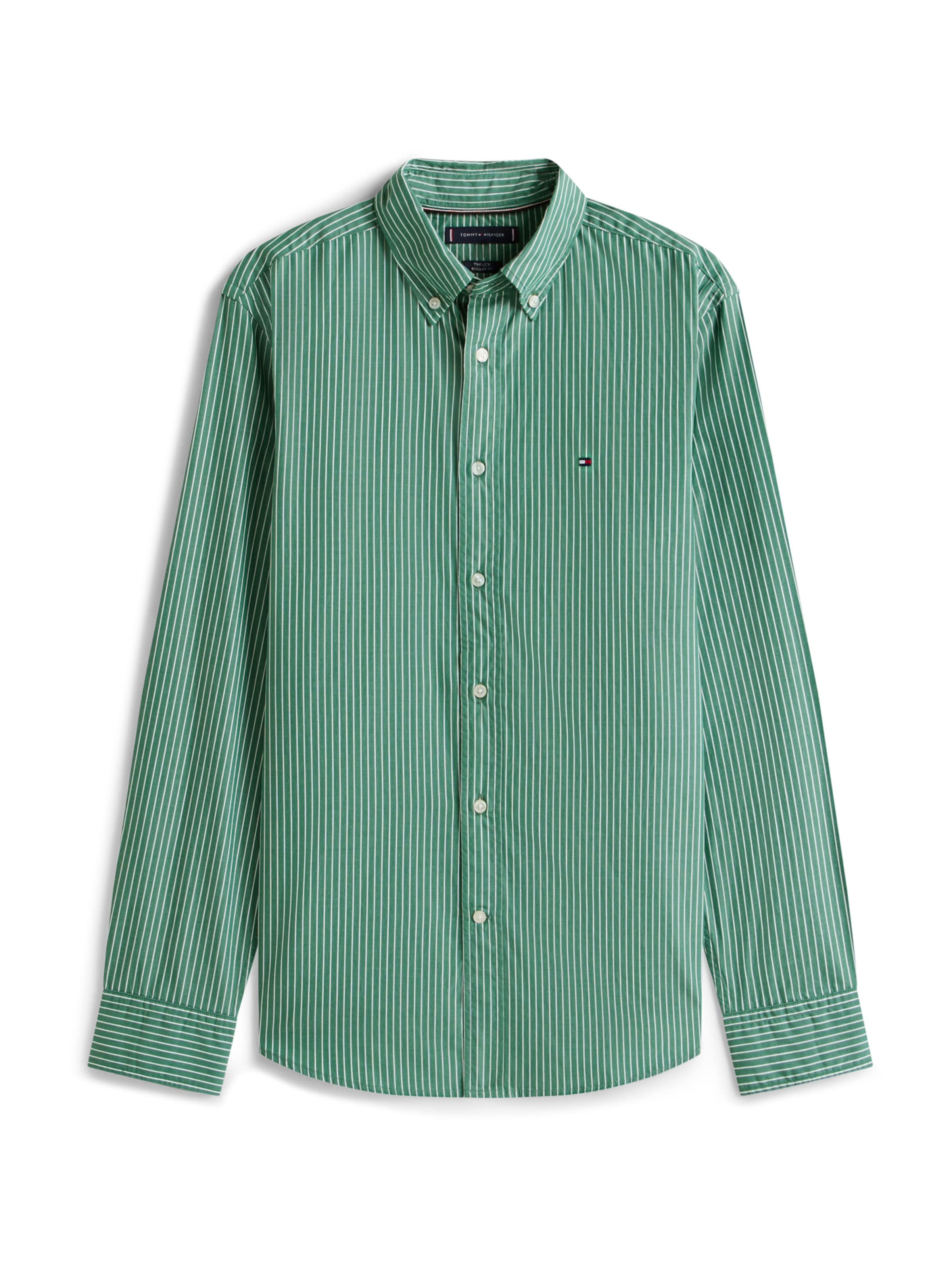 TOMMY HILFIGER - Camisa en verde: frente