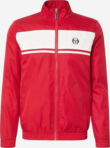 Giacca di felpa di Sergio Tacchini in rosso: frontale