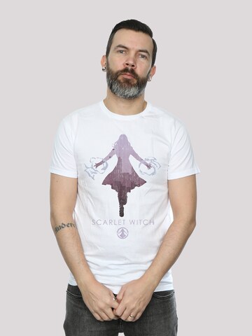 F4NT4STIC Shirt 'Marvel Universe Scarlet Witch' in White: front