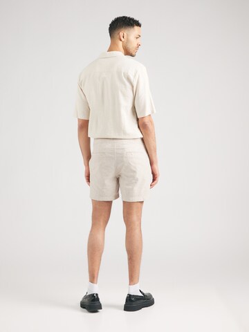 Abercrombie & Fitch Regular Trousers in Beige