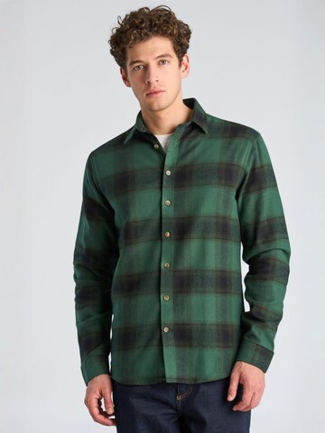 Regular fit Camicia di Lindbergh in verde