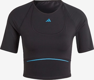 ADIDAS PERFORMANCE Функциональная футболка 'HIIT' 'Tailored Hiit Heat.Rdy' в Черный: спереди