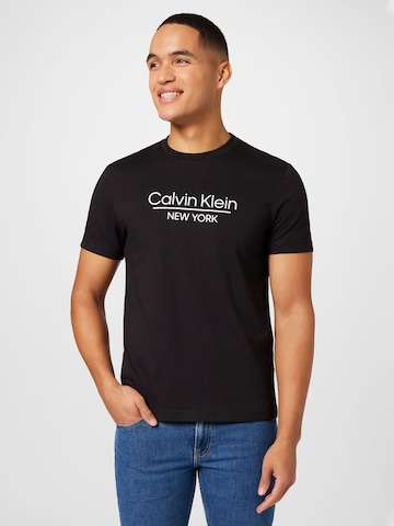 Calvin Klein Shirt in Zwart: voorkant