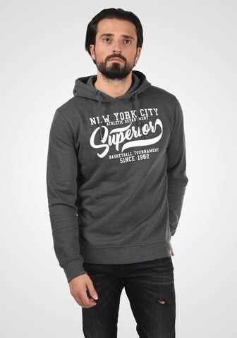 INDICODE JEANS Sweatshirt 'Galileri' in Grey: front