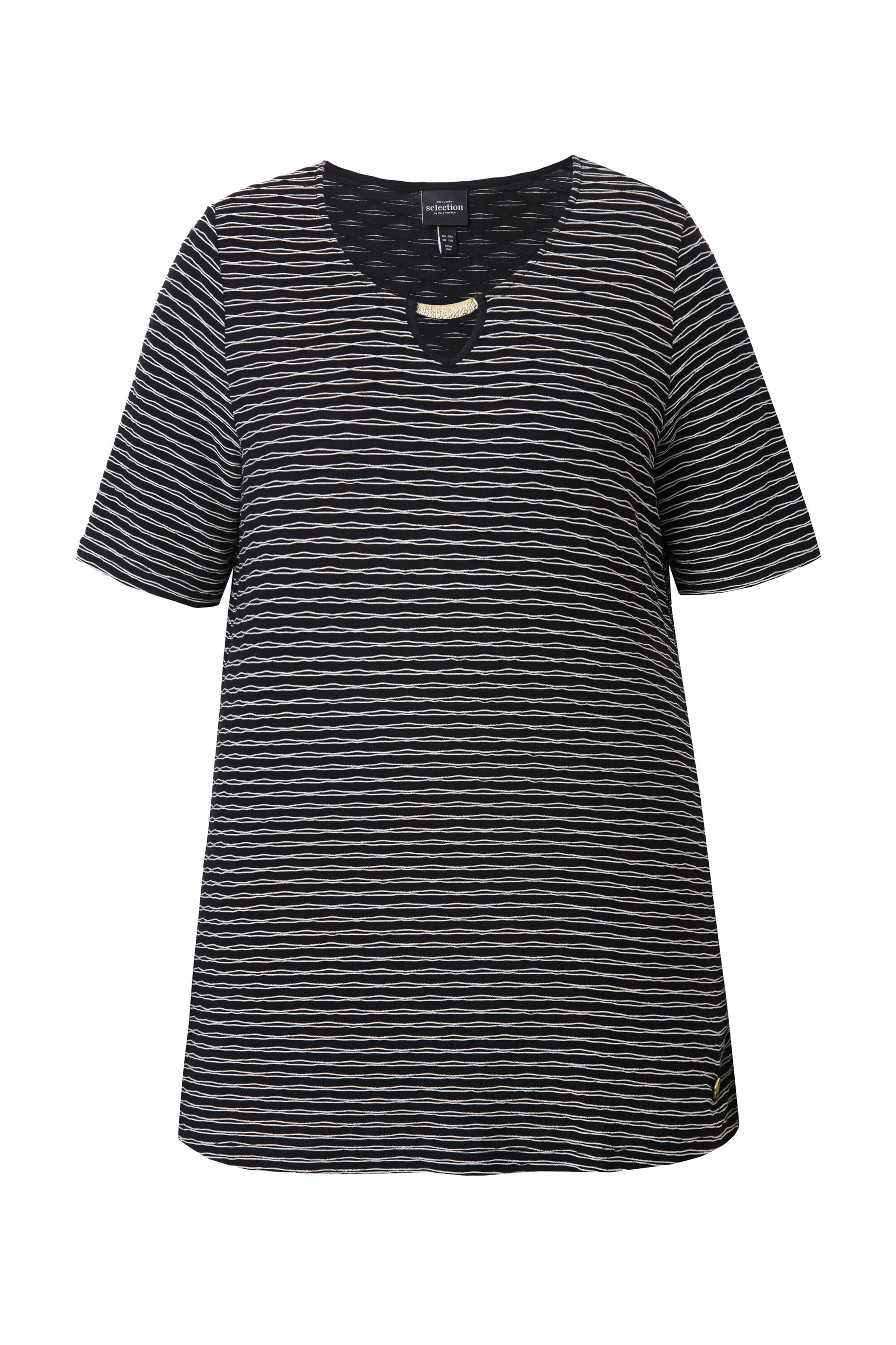 Ulla Popken Shirt in Black: front