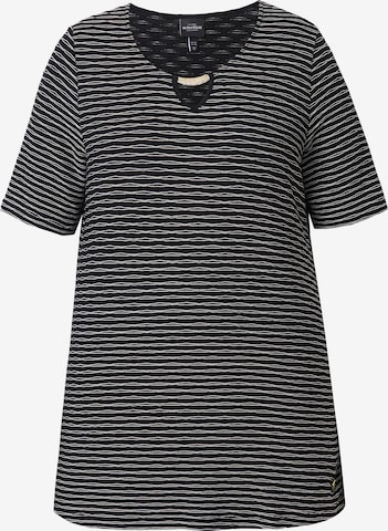 Ulla Popken Shirt in Black: front