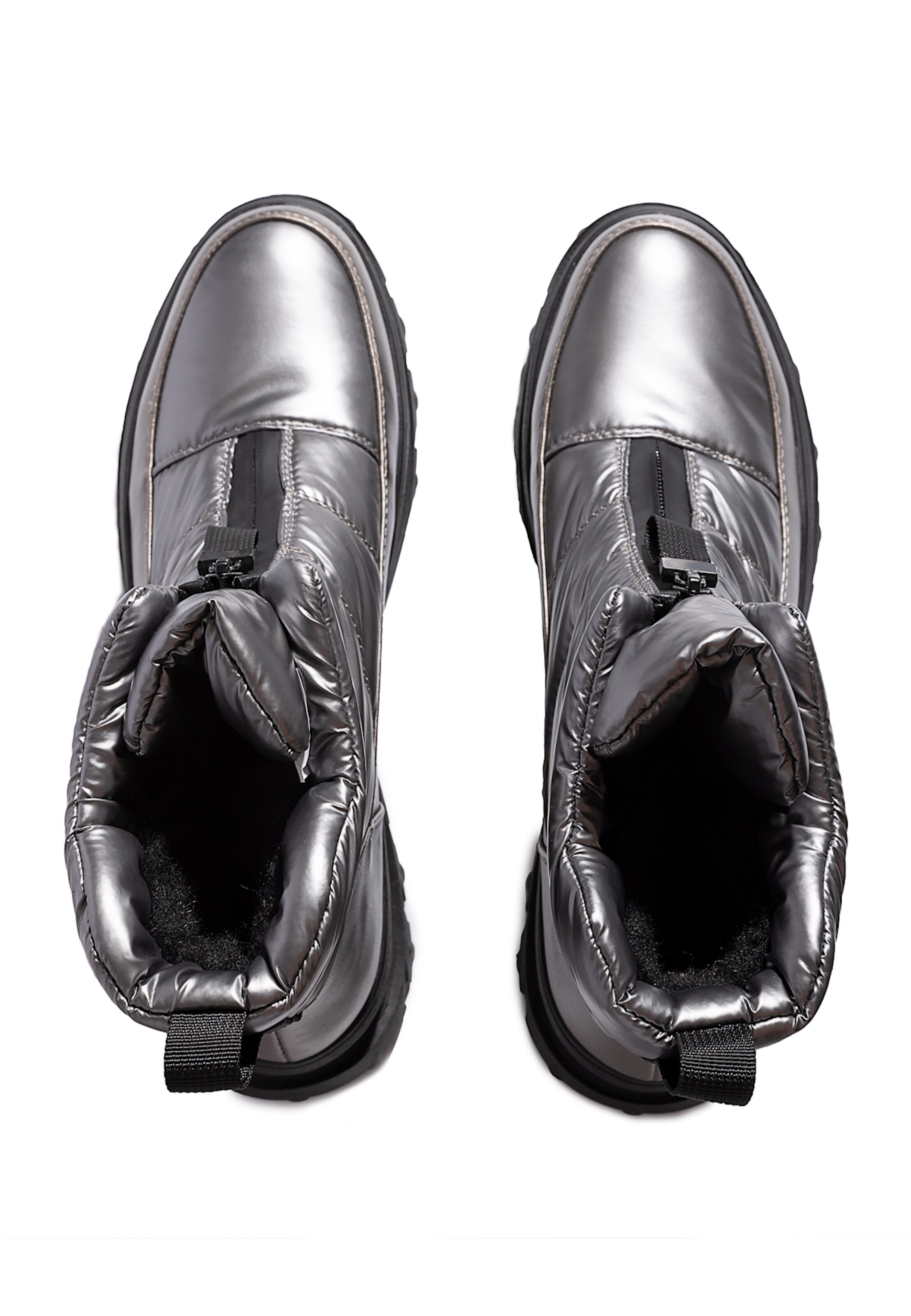CESARE GASPARI Stiefelette in Silber