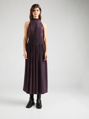 Robe de cocktail 'UMA' Samsøe Samsøe en violet : devant