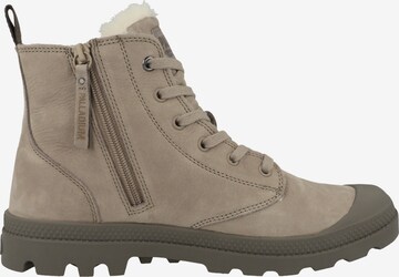 Palladium Lace-Up Boots 'Pampa' in Brown