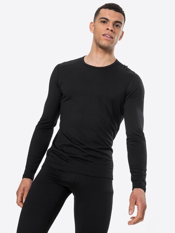 ICEBREAKER Performance shirt '200 Oasis' in Black: front