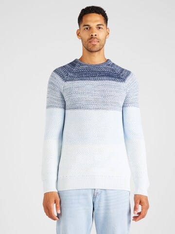 ABOUT YOU Pullover 'Thilo' i blå: forside