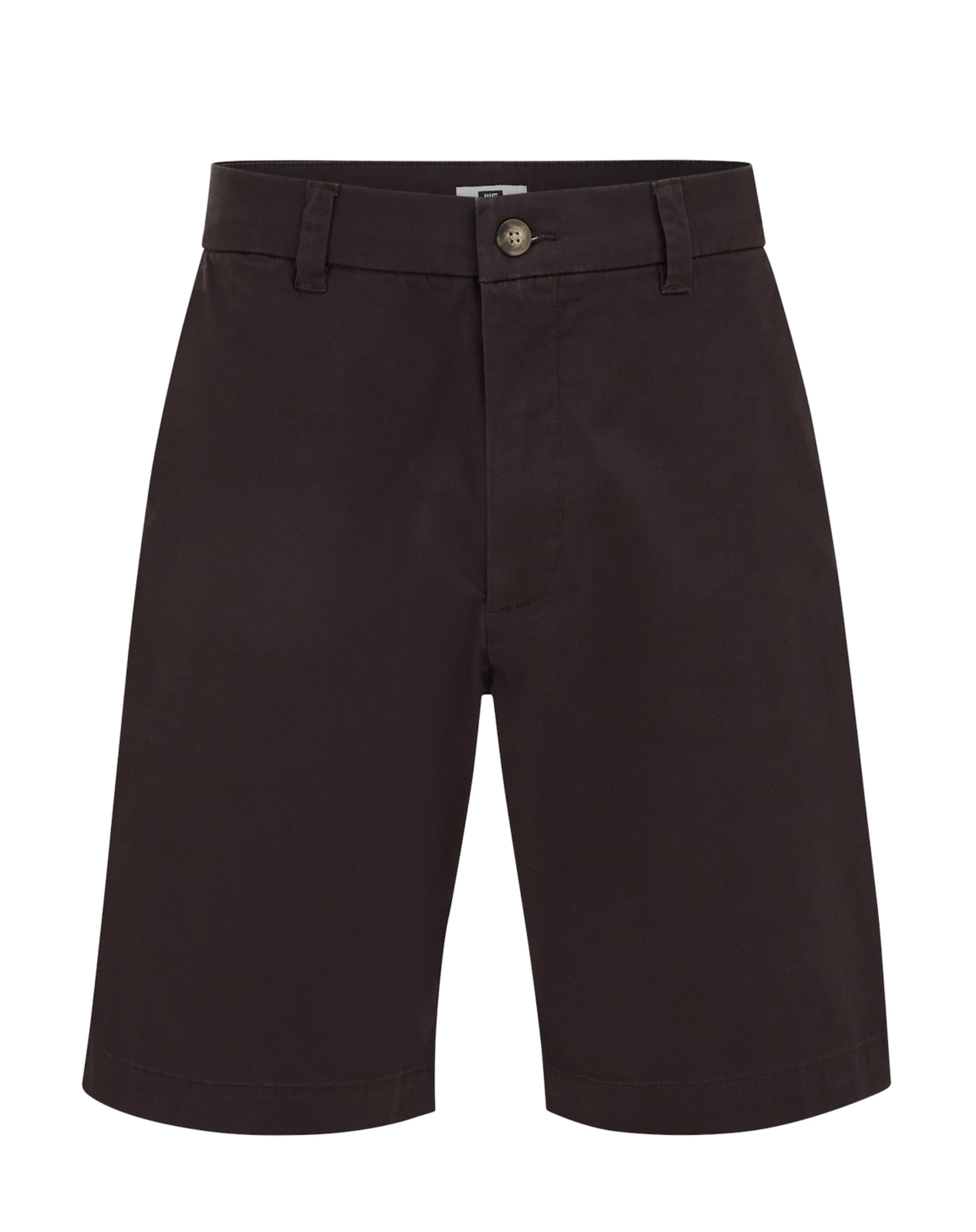 WE Fashion Свободный крой Брюки-чинос в Коричневый: спереди