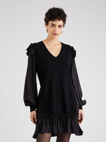 Robe Twinset en noir : devant