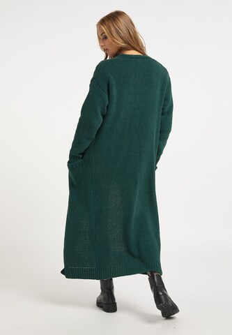 Manteau en tricot myMo ROCKS en vert