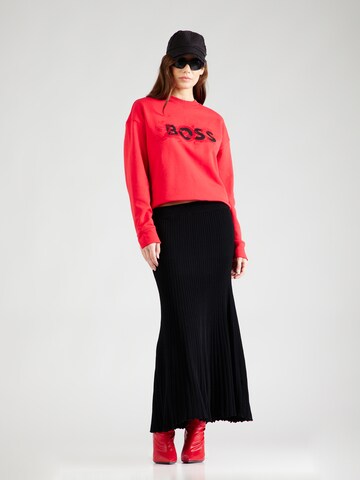 Sweat-shirt 'Econa' BOSS en rouge