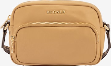 BOGNER - Mala de ombro 'Klosters Neve Lidia' em bege: frente