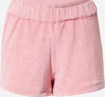 BeckSöndergaard Regular Trousers 'Debbie Terry' in Pink: front