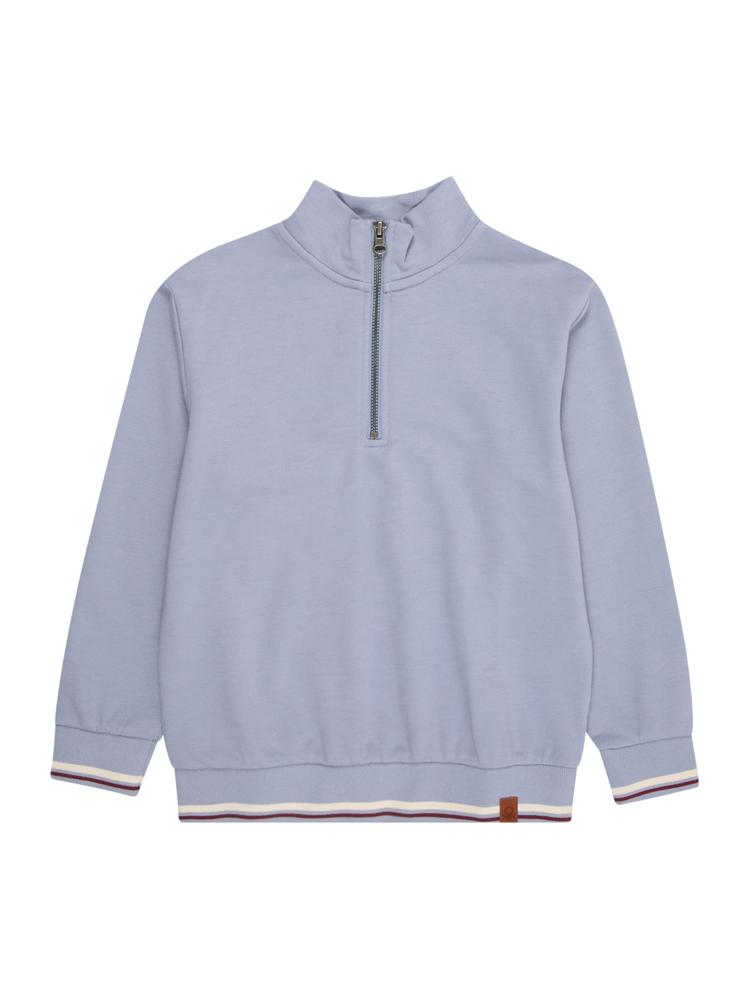 Bluză de molton de la UNITED COLORS OF BENETTON pe albastru: față